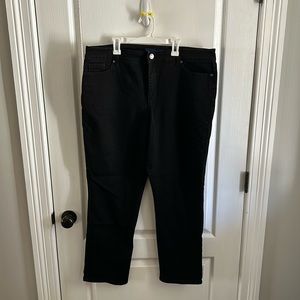 Bandolino size 16 black slim denim